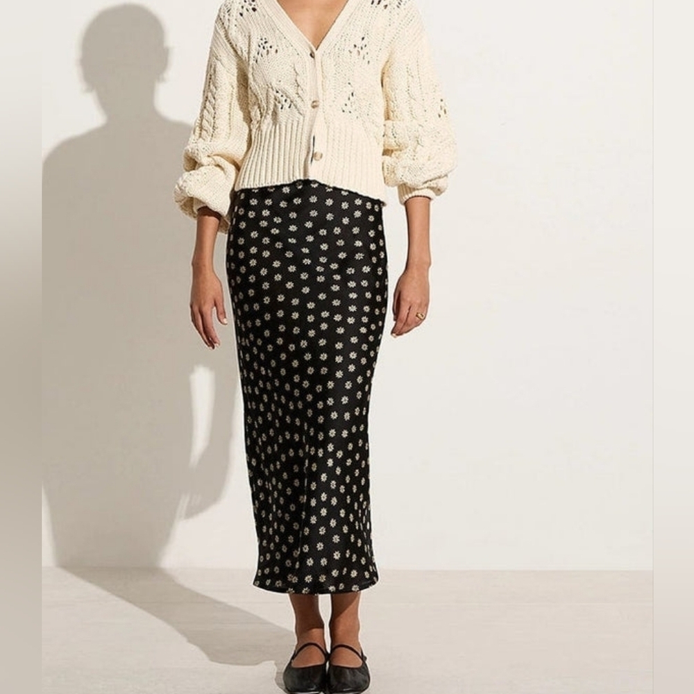 Faithfull The Brand Ancora Midi Skirt In Las Flores Floral Size 2 Women's - Picture 1 of 11